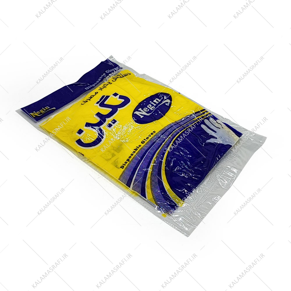 دستکش نایلونی نگین