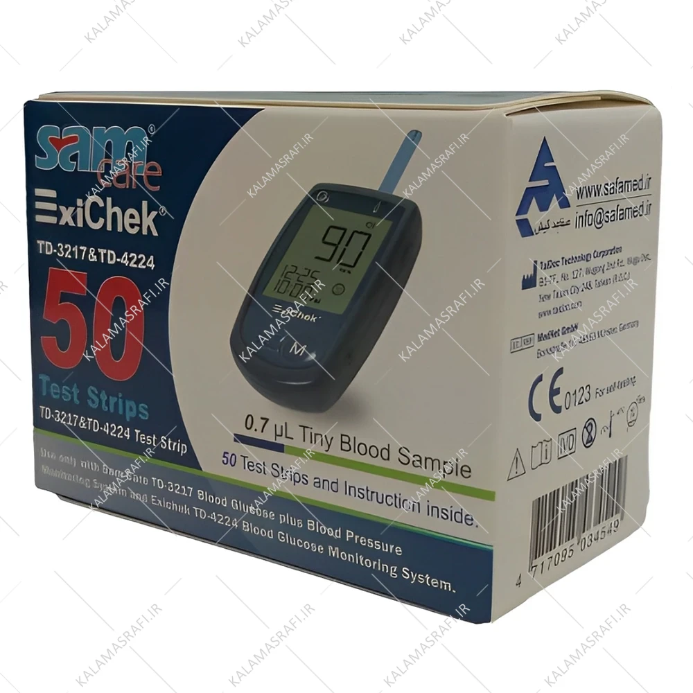 نوار تست قند خون اکسی چک EXICHEK